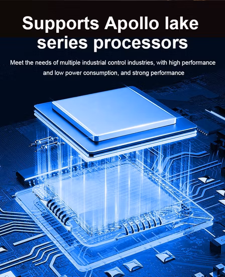 Venta al por mayor Mini PC Industrial de bajo costo 2 X Intel I211at tarjeta de red Gigabit 2048X1536 VGA Mini PC Industrial integrado sin ventilador