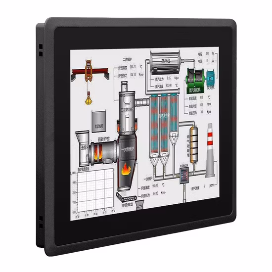 10,4 12 15 17 PC industrial del panel industrial integrado impermeable de la pantalla táctil de la PC de 19 pulgadas